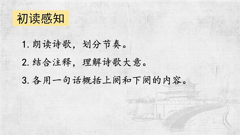 古诗词诵读《桂枝香•金陵怀古》课件+2023-2024学年统编版高中语文必修下册第6页