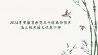 2024年安徽省示范高中皖北協(xié)作區(qū)第26屆高三聯(lián)考 語文試題