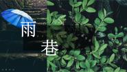 高中语文人教版 (新课标)必修一雨巷多媒体教学ppt课件