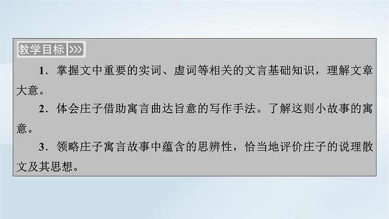 2024春新教材高中语文第2单元第6课五石之瓠课件(部编版选择性必修上册)第2页