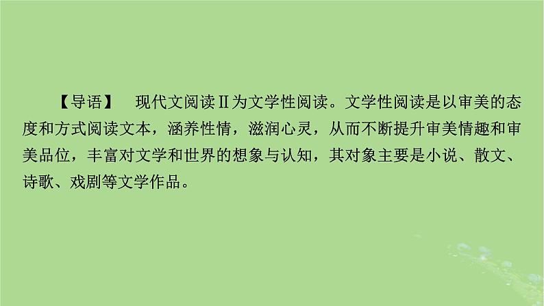 2025版高考语文一轮总复习复习任务群2文学性阅读专题3小说类文本阅读整体阅读指导课件第2页