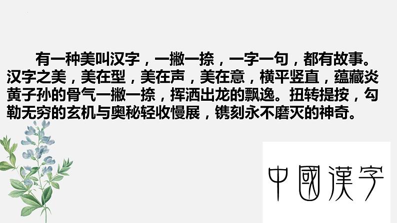 《“字”从遇见你——感受语言文字之美 字音字形》 开学第一课课件初高中衔接第2页