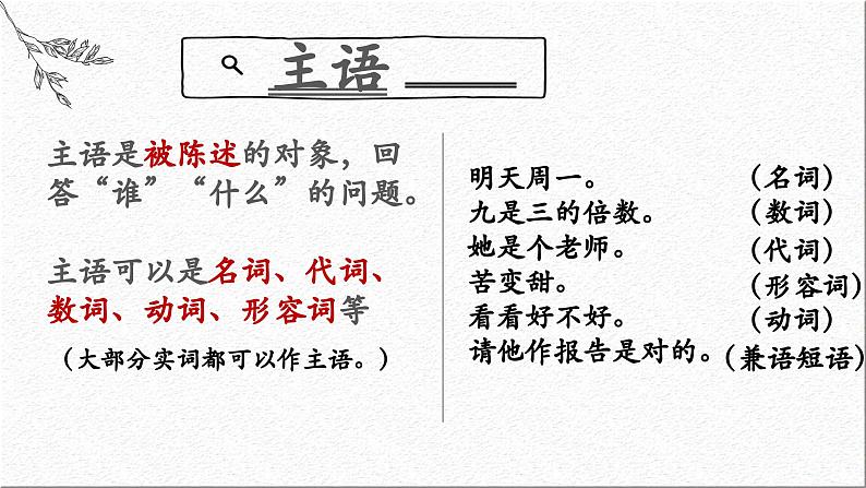初升高语法知识:句 开学第一课课件第6页