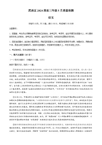 湖北省武漢市武昌區(qū)2024屆高三下學(xué)期5月質(zhì)量檢測（二模）語文試題（含答案）