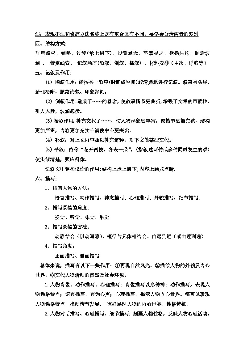 高中语文必备阅读理解答题技巧(1)02