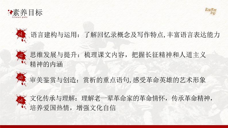 人教版高中语文选择性必修上1.2.1《长征胜利万岁》课件(教案)第6页