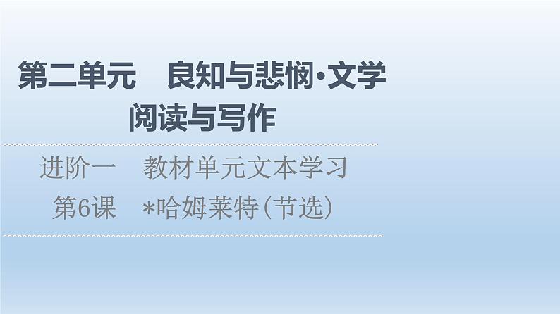 哈姆莱特(节选)课件1第1页