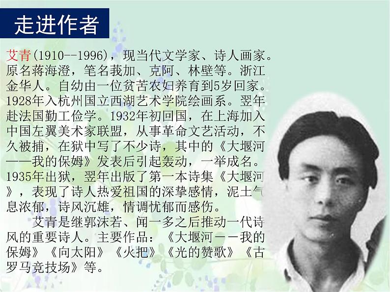 《大堰河——我的保姆》课件15第4页