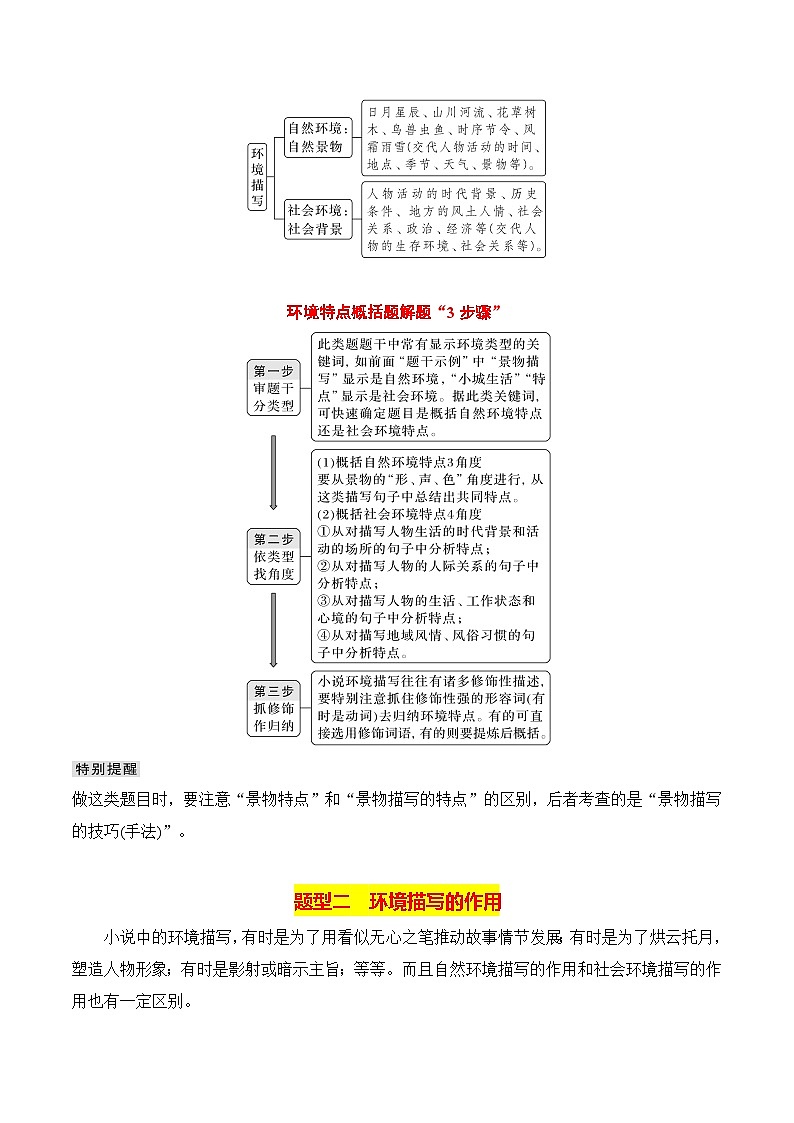 专题03:赏析小说环境(解析版)-2025年高考语文一轮复习知识清单第2页
