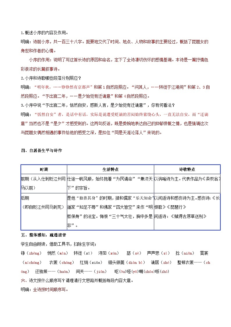 古诗词诵读 静女(含答案)2023-2024学年高一语文同步学与练(统编版必修上册)02