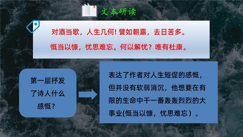 课件:部编版高中语文必修上第三单元第7课 短歌行 (2)第8页