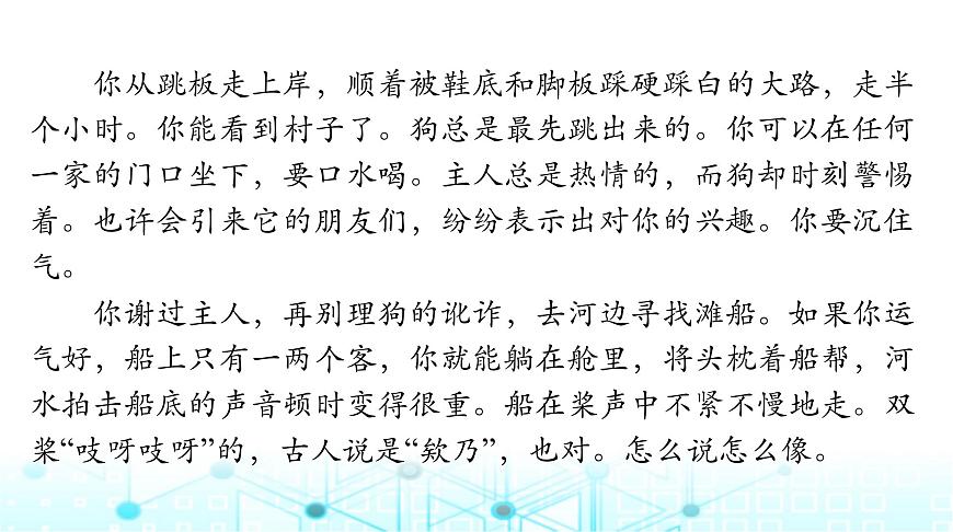 高考語(yǔ)文一輪復(fù)習(xí)現(xiàn)代文閱讀Ⅱ?qū)ｎ}二第一節(jié)小說閱讀課件第7頁(yè)