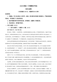 四川省眉山市仁寿第一中学南校区2023-2024学年高二下学期期末考试语文试卷（Word版附解析）