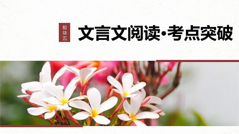 新高考语文一轮复习课件板块5 第2部分 文言文考点复习 课时41 理解文言实词(一)——词分古今,义究源流第1页