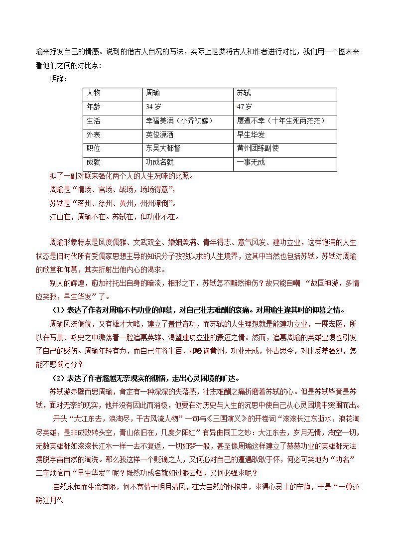 新高考语文一轮复习专题五第03讲 鉴赏诗歌表达技巧(讲义)(2份打包,原卷版+解析版)03