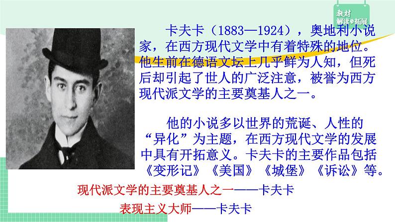 高中语文(统编版必修下册)课件14.2 变形记第8页