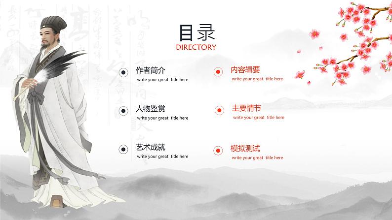 《三国演义》作品简介名著导读 PPT模板第2页