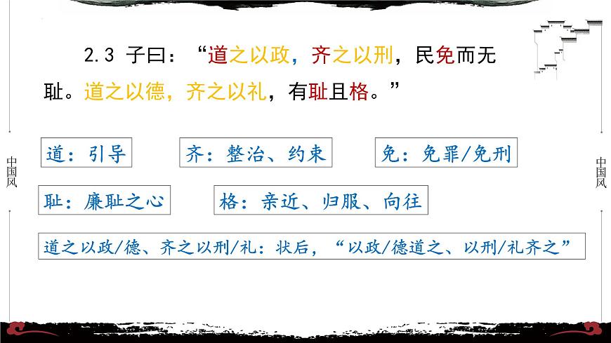 2《論語(yǔ)·為政篇第二》-【整本書(shū)閱讀】《論語(yǔ)》1-13篇逐條講解 課件PPT第8頁(yè)
