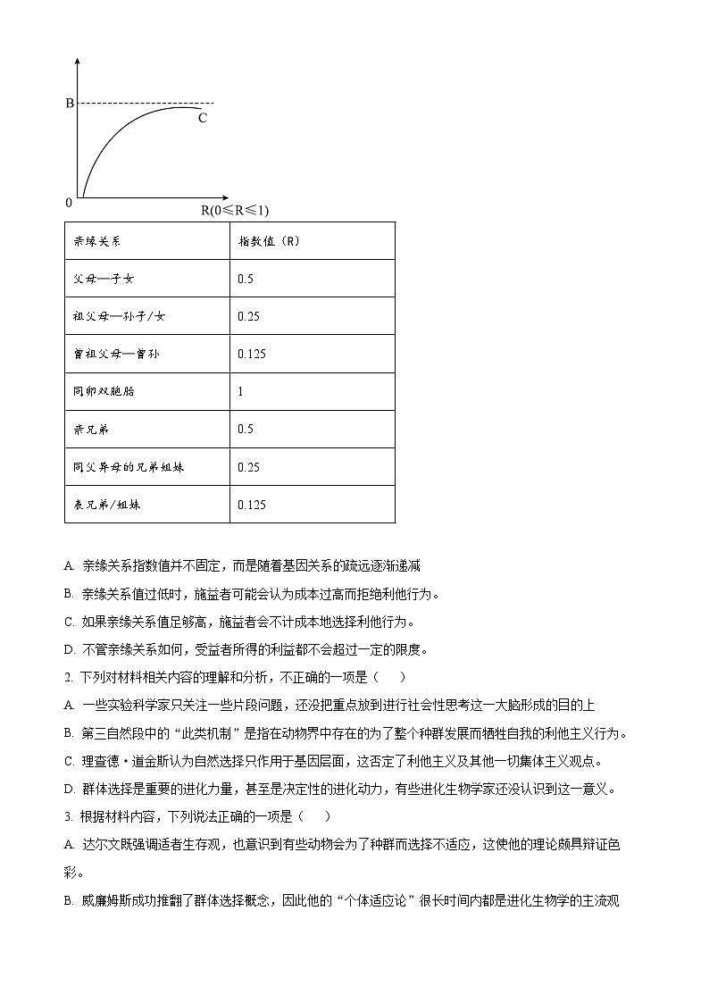 甘肃省临夏州2023-2024学年高二下学期期末质量检测语文试卷(解析版)第3页
