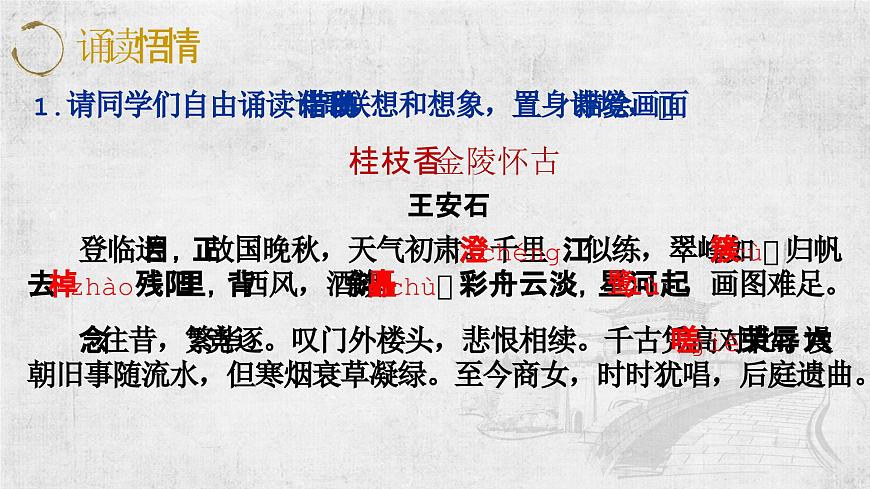 古.2《桂枝香·金陵懷古》PPT第7頁(yè)