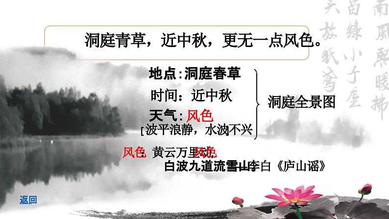 古.3《念奴娇过洞庭》ppt第8页