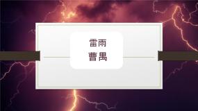 高中语文人教统编版必修 下册5 雷雨（节选）背景图课件ppt