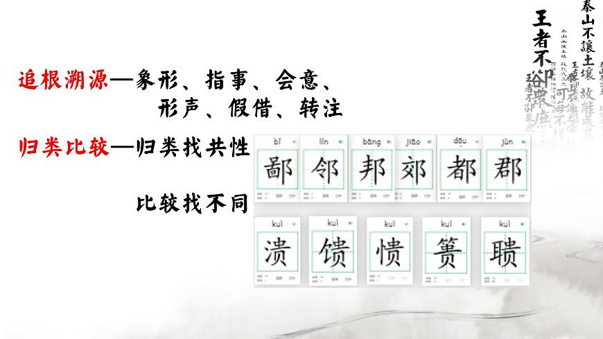 正確：解形建圖明辨析——探究一詞多義PPT第6頁