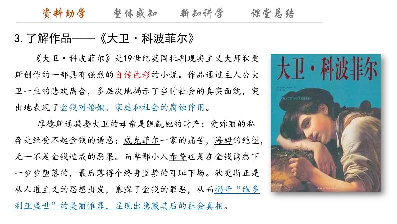 8 《大卫·科波菲尔(节选)》 课件---2024-2025学年统编版高二语文选择性必修上册第5页