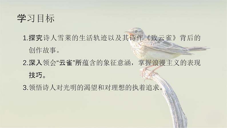2.4致云雀-2024-2025学年高一语文优质教学课件(统编版必修上册)03