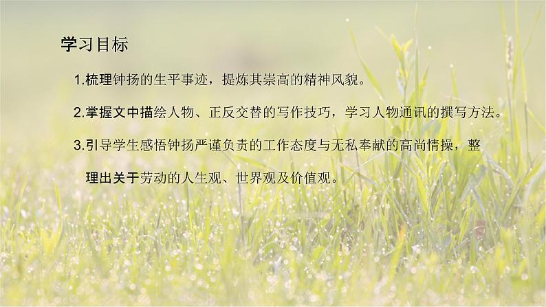 4.3“探界者”钟扬-2024-2025学年高一语文优质教学课件(统编版必修上册)第2页