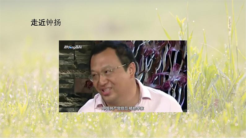 4.3“探界者”钟扬-2024-2025学年高一语文优质教学课件(统编版必修上册)第7页