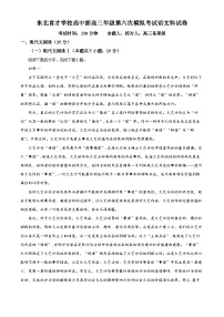 辽宁省沈阳市东北育才学校高中部2023—2024学年高三年级第六次模拟考试语文试题（解析版）