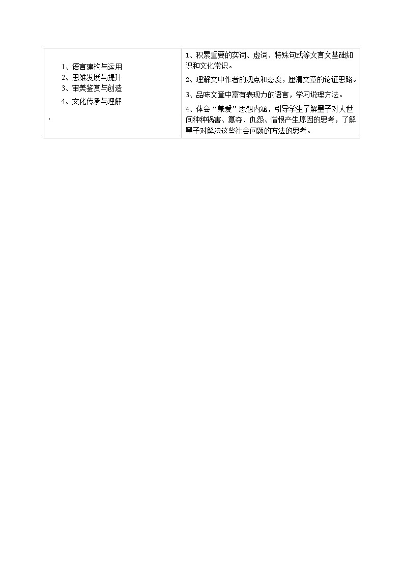 人教版高中语文选择性必修上册同步讲义第7节 《兼爱》(2份,原卷版+教师版)02