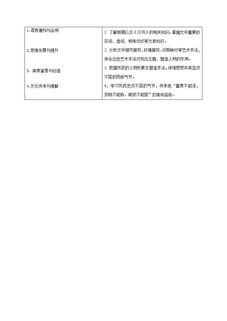 人教版高中语文选择性必修中册同步讲义第10节 苏武传 (教师版)第2页