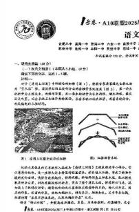2025届安徽A10联盟高三上学期11月联考语文试题及答案