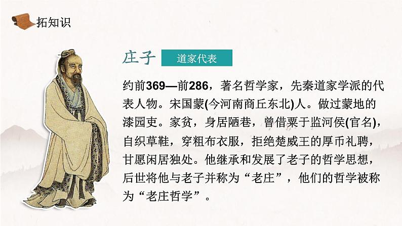 人教统编版选择性必修上册6.2五石之瓠精品课件第2页