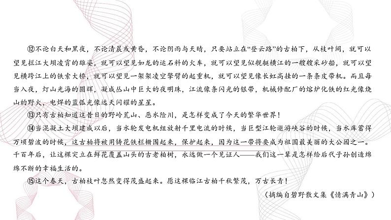 专题七 文学类阅读(散文)-【专项复习】2025年高考语文二轮基础专项复习课件第7页
