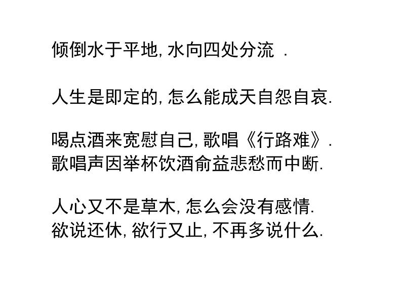 高中语文 人教版 (新课标) 选修《拟行路难(其四)》精品课件第6页