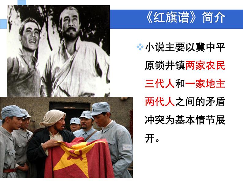 高中语文 人教版 (新课标) 选修《中国小说欣赏》 第九单元 烽火岁月《红旗谱》精讲课件第8页