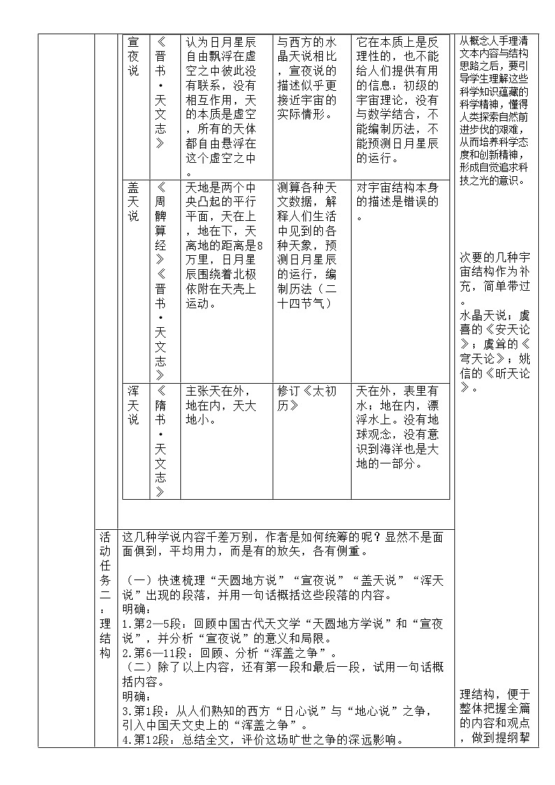 高中语文人教统编版选择性必修下册4.2《天文学上的旷世之争》精品教案第3页