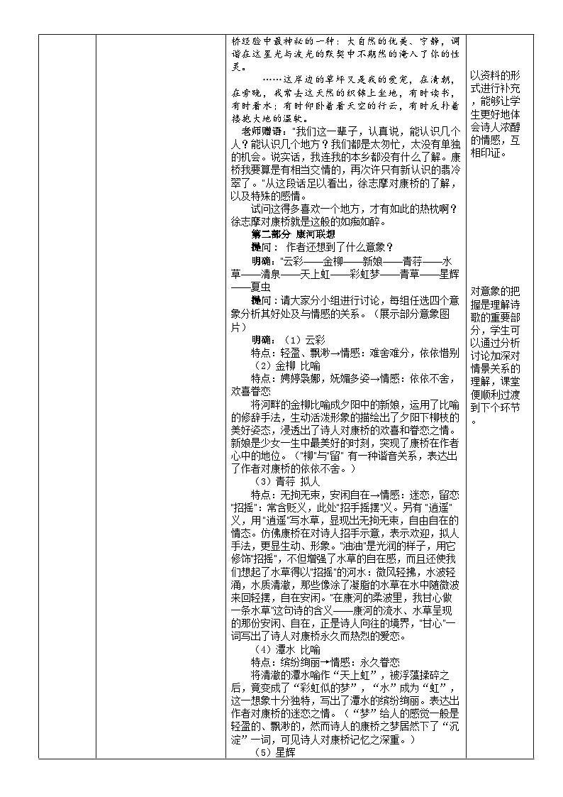 高中语文人教统编版选择性必修下册2.2.2《再别康桥》精品教案第3页