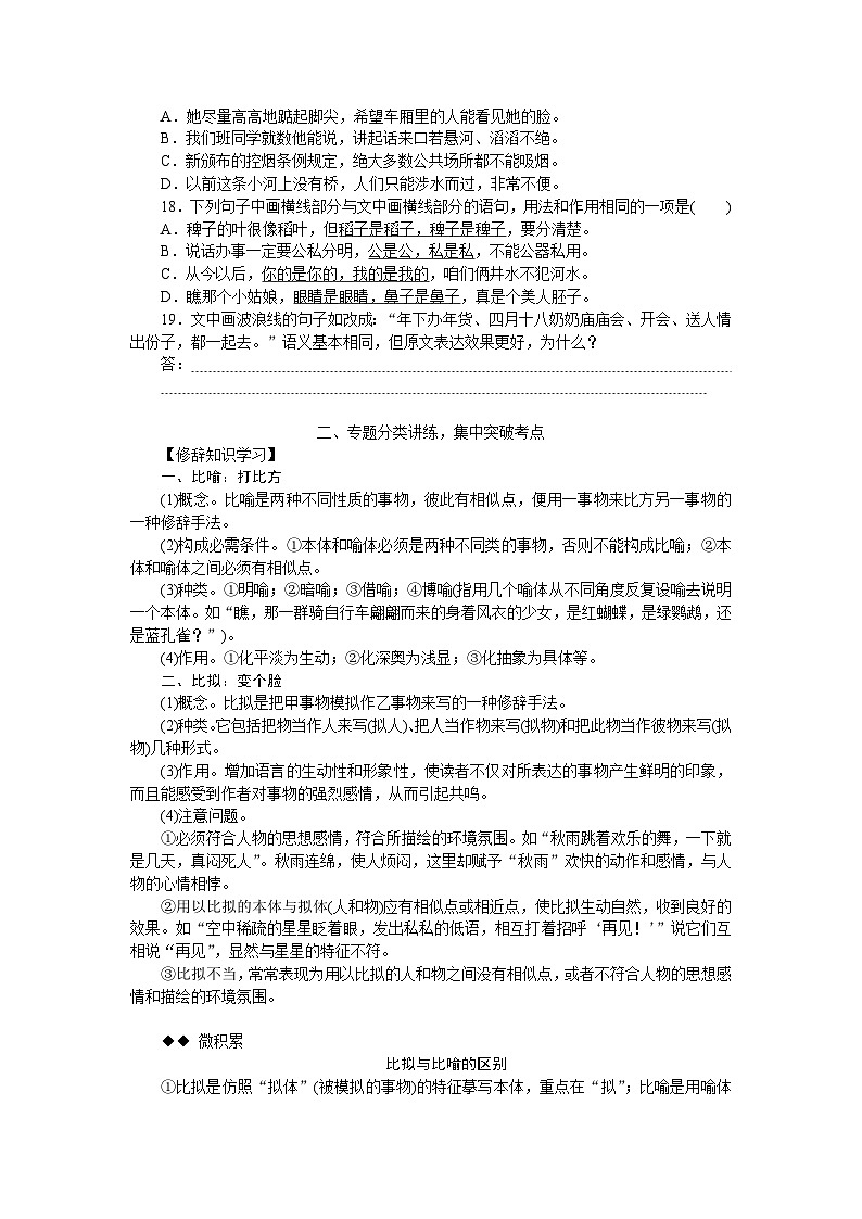 2025年高中语文全程复习规划(统编版) 题型研究 3.2.2.3(练习)第2页