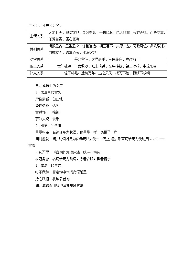 高考语文一轮复习试卷高考语文一轮复习第1部分 语言策略与技能 课时2 正确使用成语——精解词义,细察语境第2页