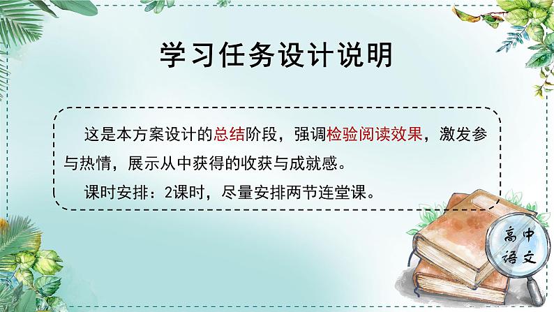 人教统编版高中语文必修 下册 第七单元整本书阅读《红楼梦》《学习任务四:迁移运用,交流展示》单元教学课件(2课时)第2页