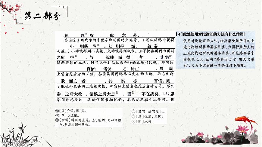 人教統(tǒng)編版高中語(yǔ)文必修 下冊(cè) 8-16*《六國(guó)論》課文簡(jiǎn)析 課件第4頁(yè)