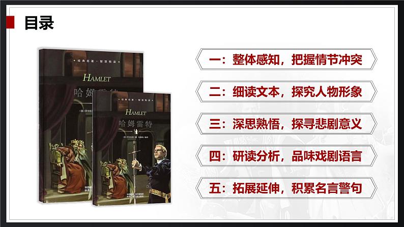 部编版2024高中语文必修下册6 哈姆莱特(节选) 课件第6页