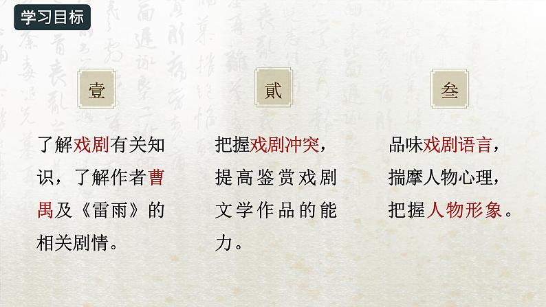 5 雷雨(节选)第一课时(教学课件)-高中语文人教统编版必修下册第3页