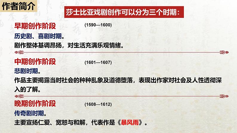 6 哈姆莱特(节选)第一课时(教学课件)-高中语文人教统编版必修下册第5页