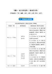 專題06 語言文字運(yùn)用1--【第03期】2024年高考語文一模試題分類匯編（新高考通用） 廣東、福建、山東、江蘇、山西、浙江、遼寧