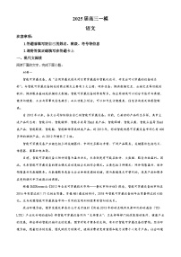 湖南省長(zhǎng)沙市第十五中學(xué)2025屆高三下學(xué)期一模語(yǔ)文試卷（Word版附解析）